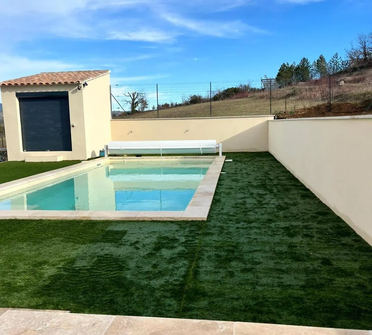 Nouveaute !!! Villa Moderne De 4 Chambres, Piscine Chauffee Et Vue Panoramique Apt