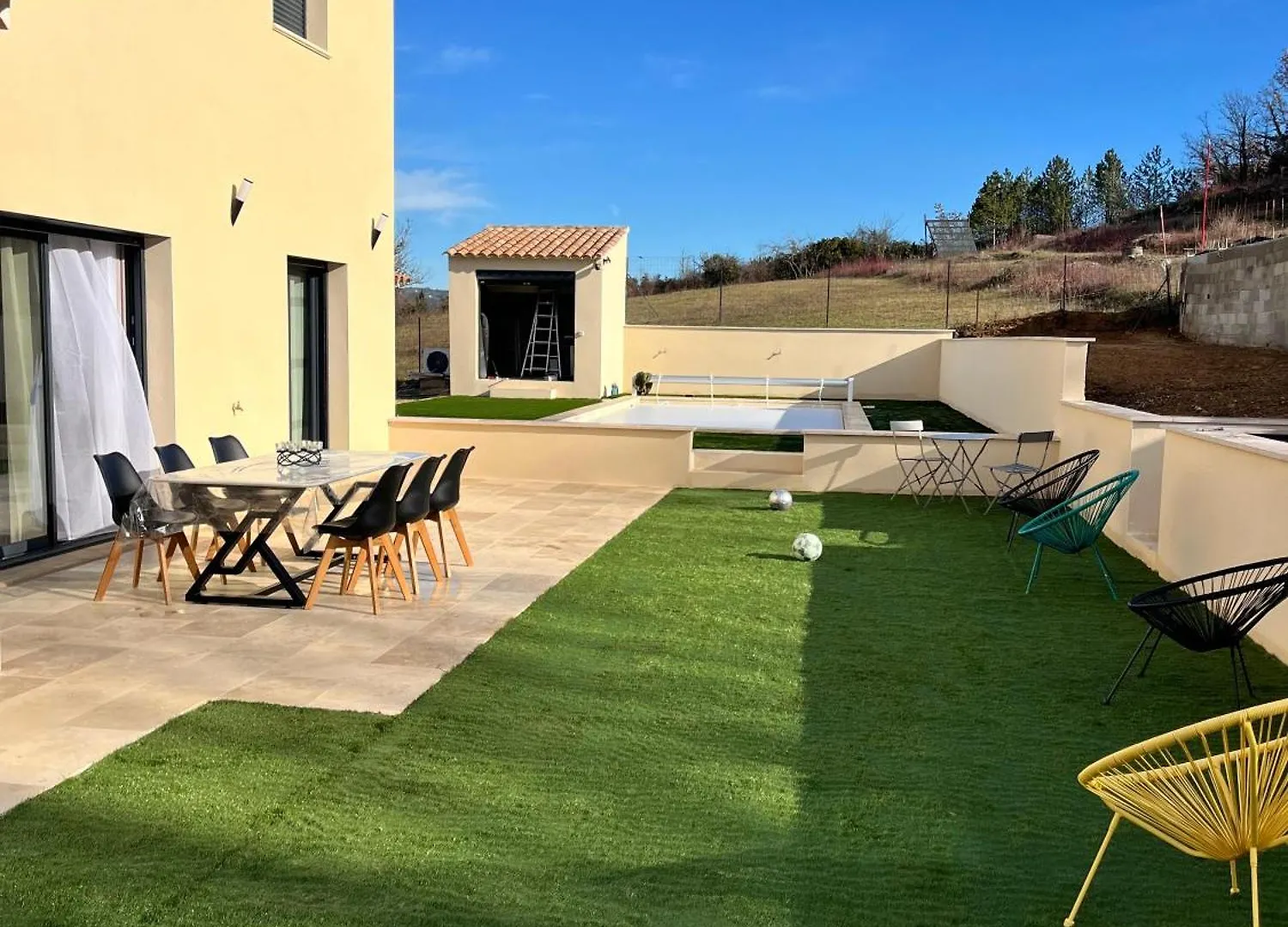 Nouveaute !!! Villa Moderne De 4 Chambres, Piscine Chauffee Et Vue Panoramique Apt
