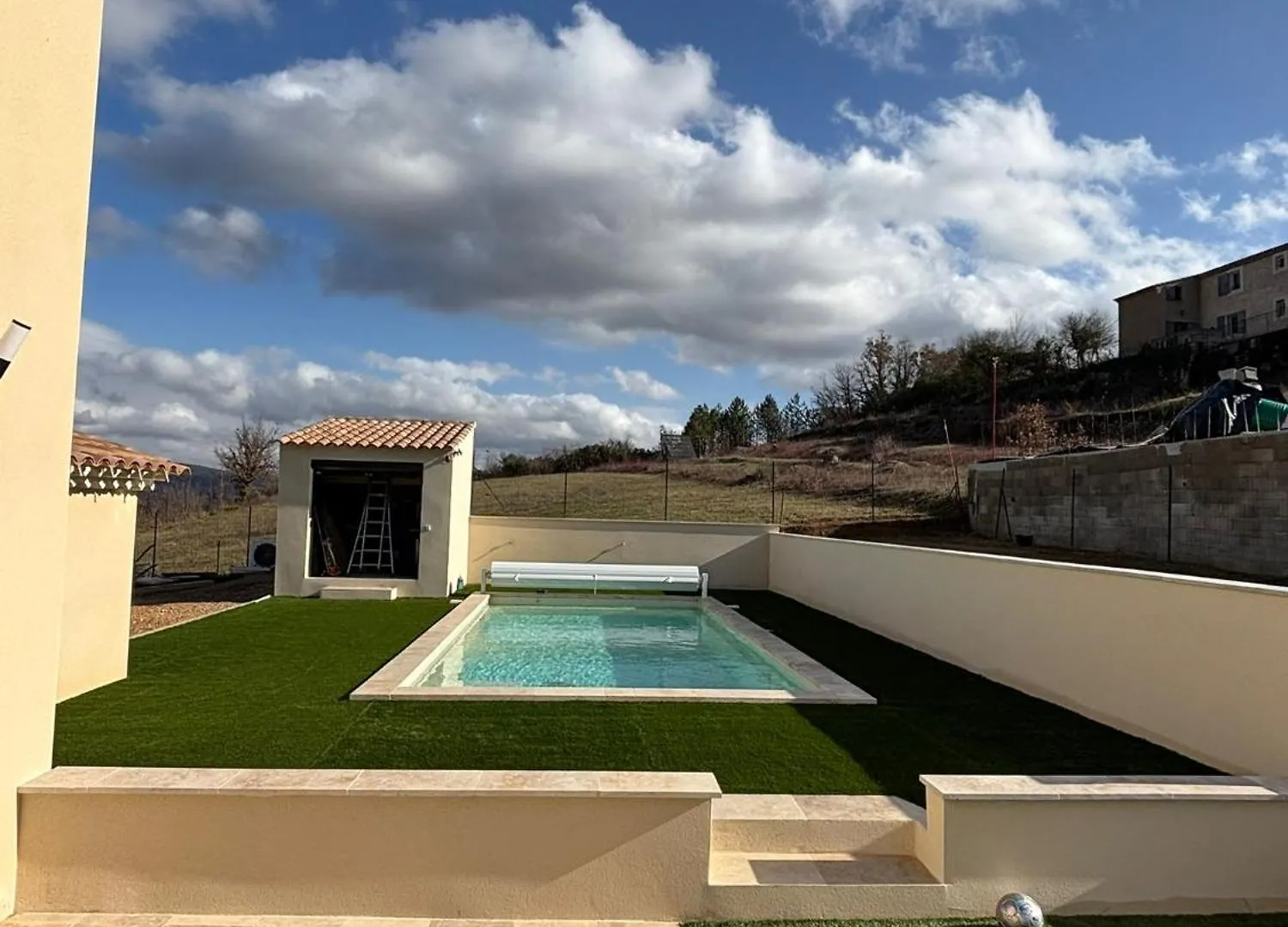 Nouveaute !!! Villa Moderne De 4 Chambres, Piscine Chauffee Et Vue Panoramique Apt